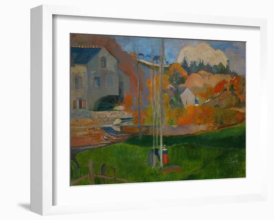 The David Mill, Brittany Landscape, 1894-Paul Gauguin-Framed Giclee Print