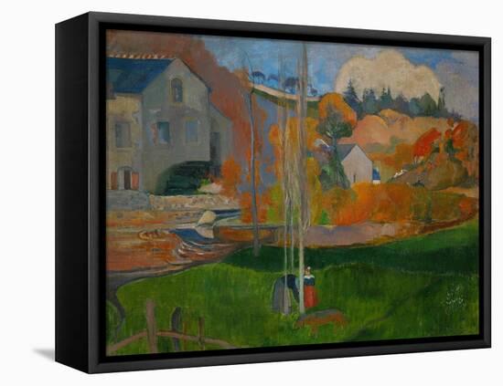 The David Mill, Brittany Landscape, 1894-Paul Gauguin-Framed Premier Image Canvas