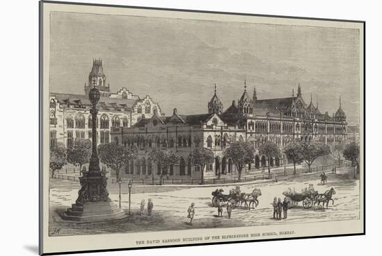 The David Sassoon Building of the Elphinstone High School, Bombay-Frank Watkins-Mounted Giclee Print