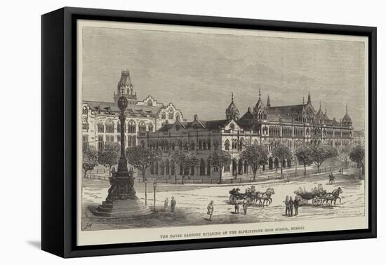 The David Sassoon Building of the Elphinstone High School, Bombay-Frank Watkins-Framed Premier Image Canvas