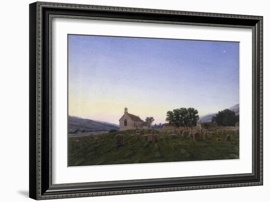 The Dawn, Kirnewton Church, Northumberland-J. M. W. Turner-Framed Giclee Print