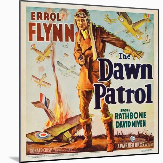 THE DAWN PATROL, Errol Flynn, 1938.-null-Mounted Art Print