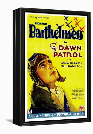 The Dawn Patrol, Richard Barthelmess, 1930-null-Framed Stretched Canvas