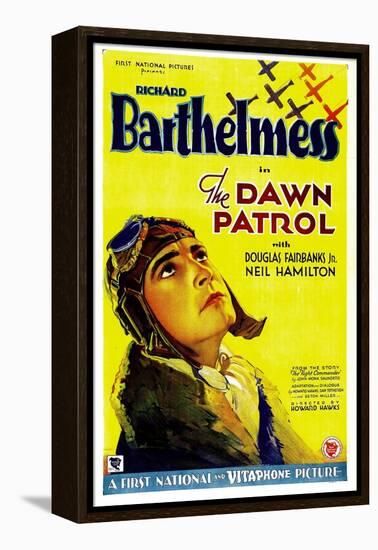 The Dawn Patrol, Richard Barthelmess, 1930-null-Framed Stretched Canvas