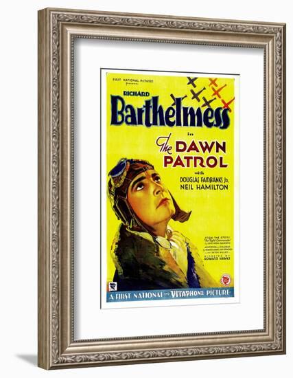 The Dawn Patrol, Richard Barthelmess, 1930-null-Framed Photo