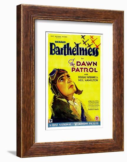 The Dawn Patrol, Richard Barthelmess, 1930-null-Framed Photo