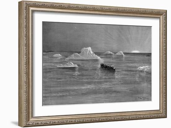 The Dawn Which Followed the Titanic Tragedy-Georges Scott-Framed Art Print