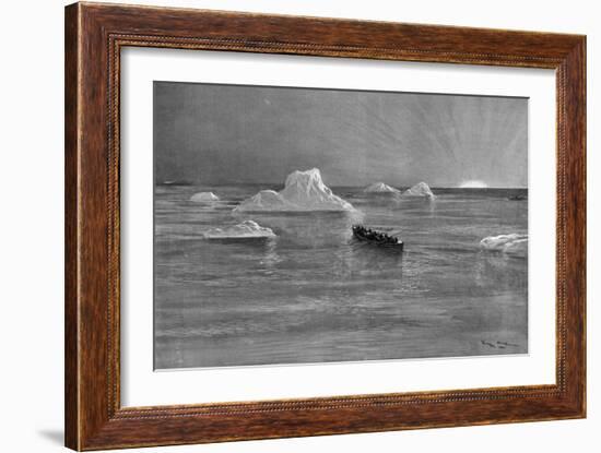 The Dawn Which Followed the Titanic Tragedy-Georges Scott-Framed Art Print