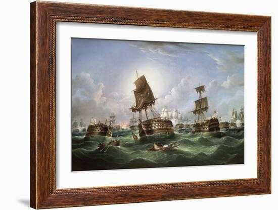 The Day after the Battle of Trafalgar-Richard B. Spencer-Framed Giclee Print