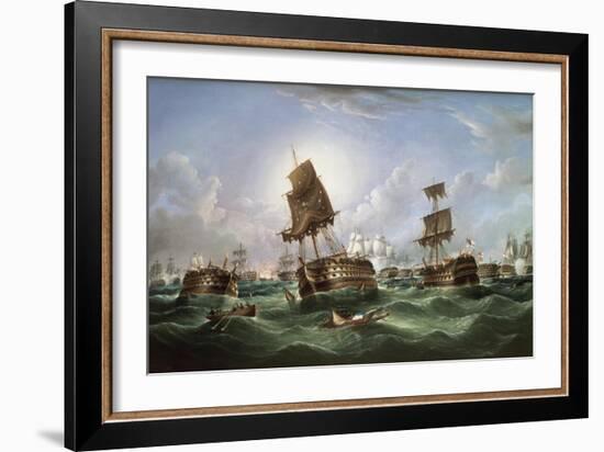 The Day after the Battle of Trafalgar-Richard B. Spencer-Framed Giclee Print