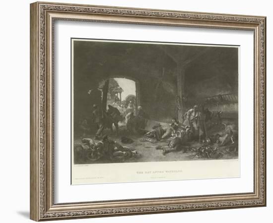 The Day after Waterloo-Emile Antoine Bayard-Framed Giclee Print