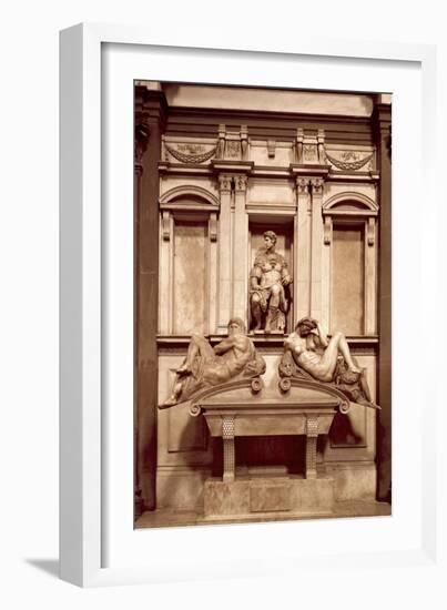 The Day and Night-Michelangelo Buonarroti-Framed Giclee Print