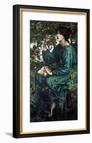 The Day Dream, 1880-Dante Gabriel Rossetti-Framed Premium Giclee Print