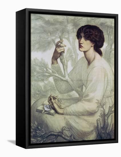 The Day Dream, 19th Century-Dante Gabriel Rossetti-Framed Premier Image Canvas