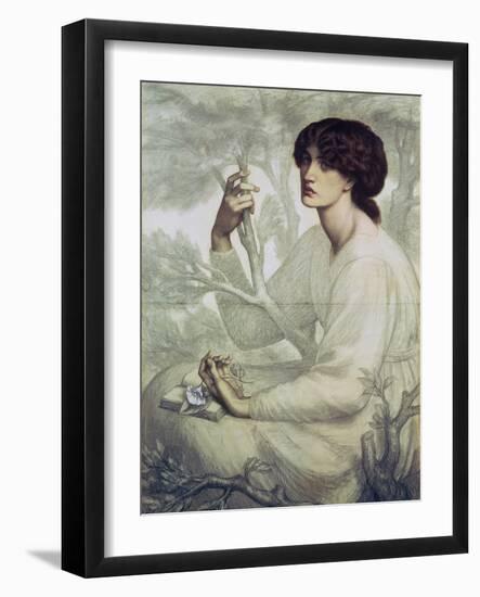 The Day Dream, 19th Century-Dante Gabriel Rossetti-Framed Premium Giclee Print