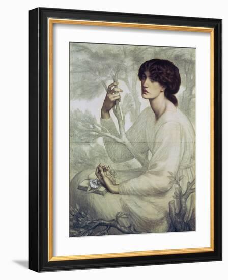 The Day Dream, 19th Century-Dante Gabriel Rossetti-Framed Premium Giclee Print