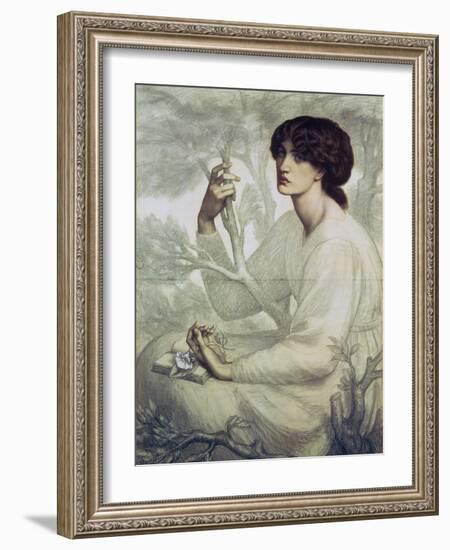 The Day Dream, 19th Century-Dante Gabriel Rossetti-Framed Giclee Print