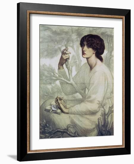 The Day Dream, 19th Century-Dante Gabriel Rossetti-Framed Giclee Print