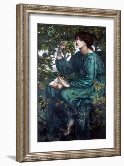 The Day Dream by Dante Gabriel Rossetti-Dante Gabriel Rossetti-Framed Giclee Print