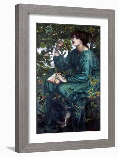 The Day Dream by Dante Gabriel Rossetti-Dante Gabriel Rossetti-Framed Giclee Print