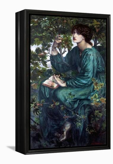 The Day Dream by Dante Gabriel Rossetti-Dante Gabriel Rossetti-Framed Premier Image Canvas