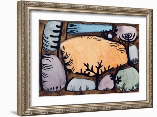 The Day in the Forest; Der Tag Im Wald-Paul Klee-Framed Giclee Print