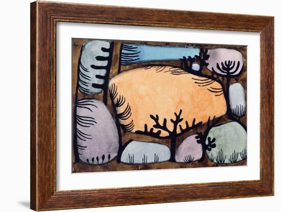 The Day in the Forest; Der Tag Im Wald-Paul Klee-Framed Giclee Print