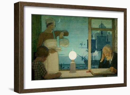 The Day of Rest, c.1926-Frederick Cayley Robinson-Framed Giclee Print