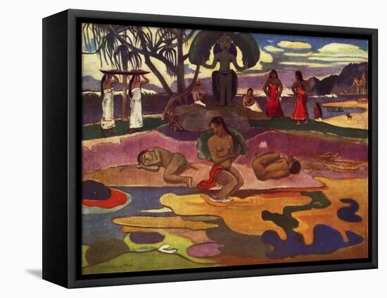 'The Day of the God (Mahana No Atua)', 1936-Paul Gauguin-Framed Premier Image Canvas