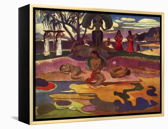 'The Day of the God (Mahana No Atua)', 1936-Paul Gauguin-Framed Premier Image Canvas