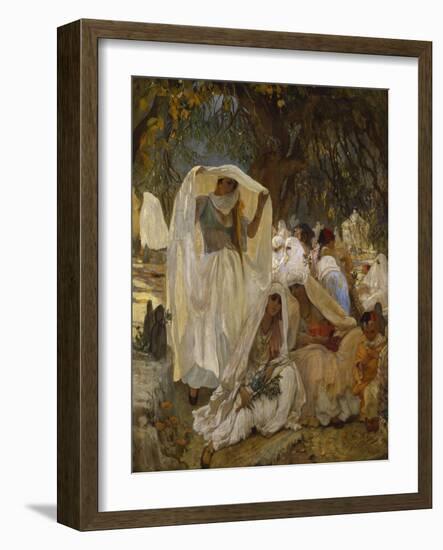 The Day of the Prophet Blidah, Algeria-Frederick Arthur Bridgman-Framed Giclee Print