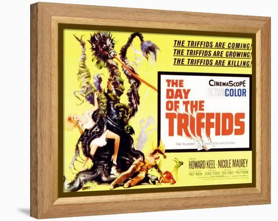 The Day of the Triffids, UK Movie Poster, 1963-null-Framed Stretched Canvas
