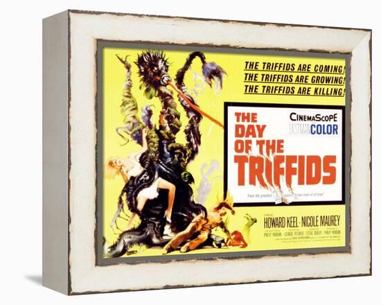 The Day of the Triffids, UK Movie Poster, 1963-null-Framed Stretched Canvas