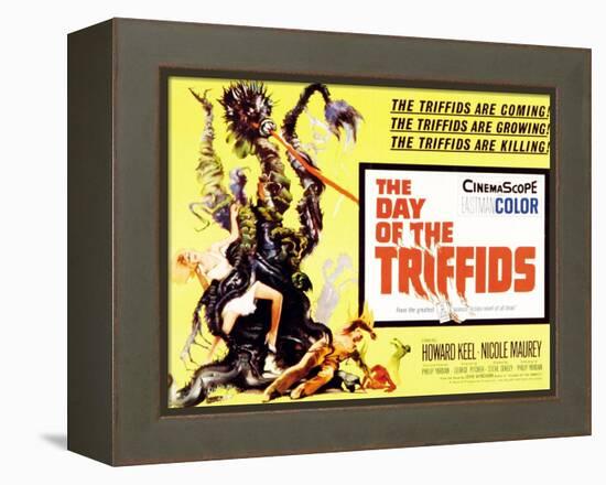 The Day of the Triffids, UK Movie Poster, 1963-null-Framed Stretched Canvas