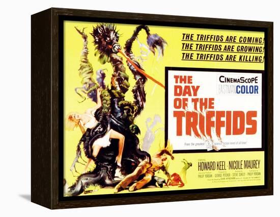 The Day of the Triffids, UK Movie Poster, 1963-null-Framed Stretched Canvas