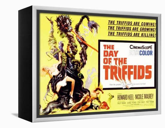 The Day of the Triffids, UK Movie Poster, 1963-null-Framed Stretched Canvas