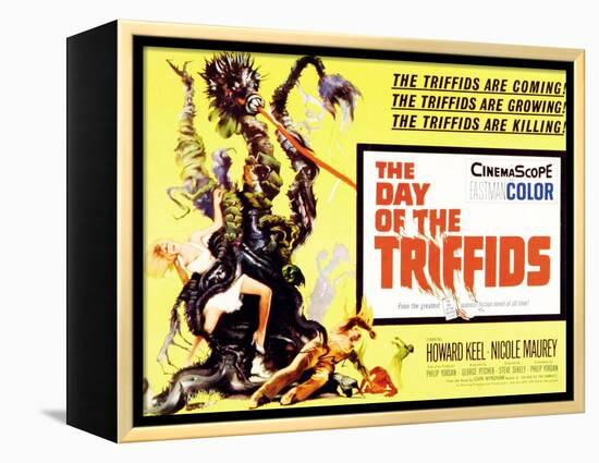 The Day of the Triffids, UK Movie Poster, 1963-null-Framed Stretched Canvas