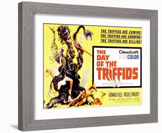 The Day of the Triffids, UK Movie Poster, 1963-null-Framed Art Print