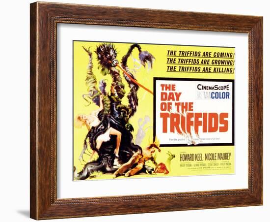 The Day of the Triffids, UK Movie Poster, 1963-null-Framed Art Print