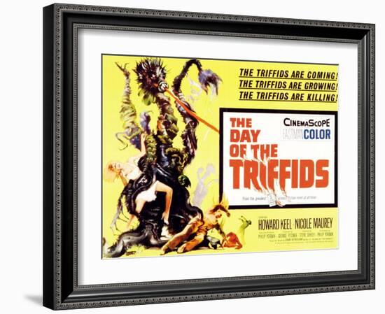 The Day of the Triffids, UK Movie Poster, 1963-null-Framed Art Print