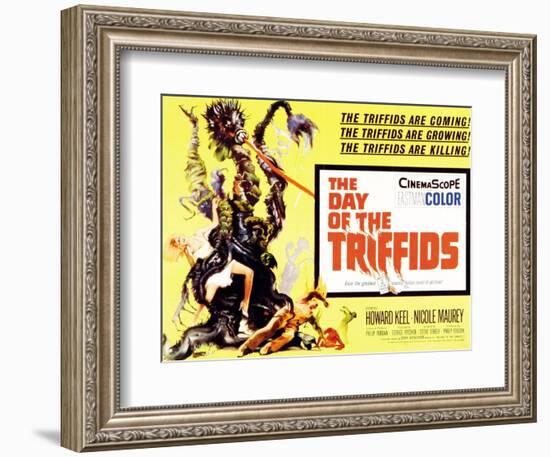 The Day of the Triffids, UK Movie Poster, 1963-null-Framed Premium Giclee Print