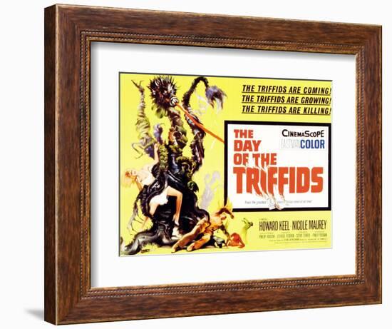 The Day of the Triffids, UK Movie Poster, 1963-null-Framed Premium Giclee Print