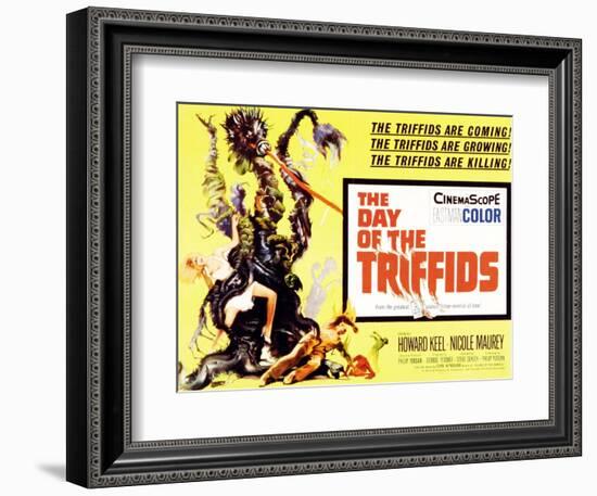 The Day of the Triffids, UK Movie Poster, 1963-null-Framed Premium Giclee Print