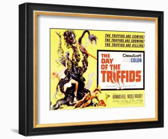 The Day of the Triffids, UK Movie Poster, 1963-null-Framed Premium Giclee Print