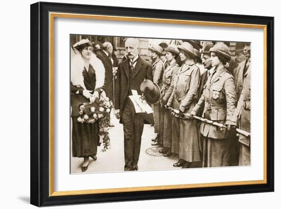 The Day of the Woman-Worker-null-Framed Photographic Print