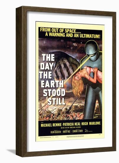 The Day The Earth Stood Still, 1951-null-Framed Art Print