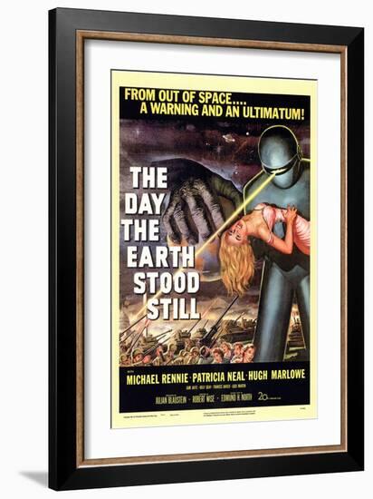 The Day The Earth Stood Still, 1951-null-Framed Art Print