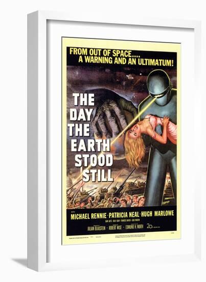 The Day The Earth Stood Still, 1951-null-Framed Art Print