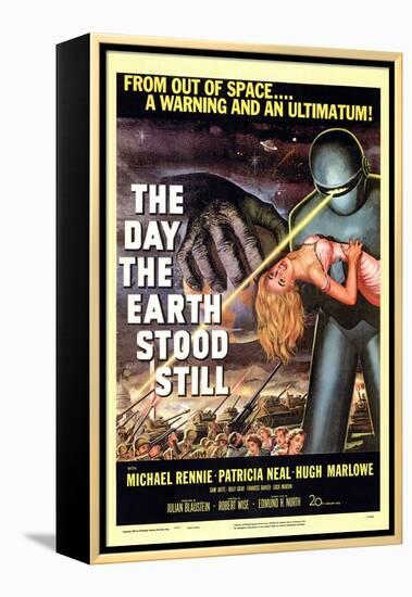 The Day The Earth Stood Still, 1951-null-Framed Stretched Canvas