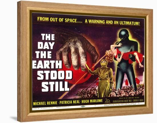 The Day The Earth Stood Still, 1951-null-Framed Stretched Canvas